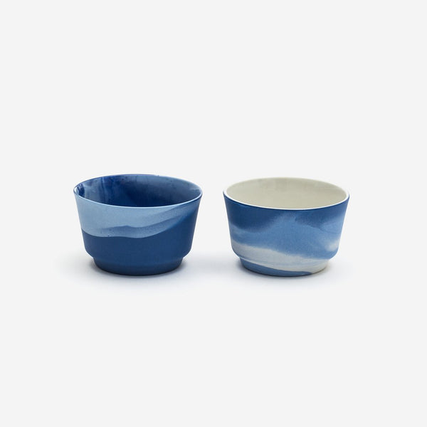 Pigments & Porcelain Coffee Cup Blue